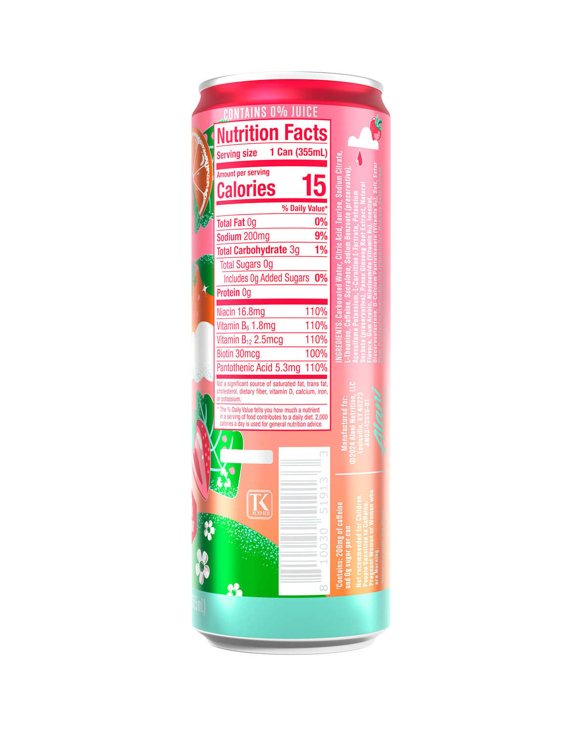 energy drink - strawberry sunrise